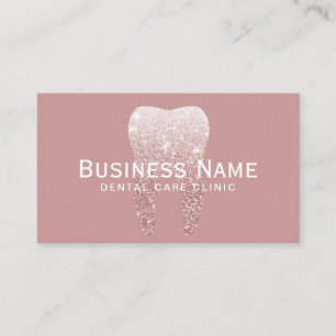 Carte De Rendez-vous Clinique dentaire rose Élégante pour les Parties