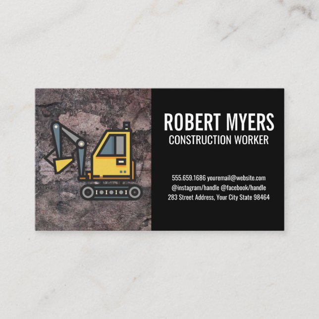 Carte De Rendez-vous Construction (Devant)