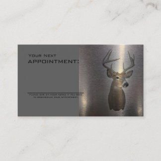Carte De Rendez-vous construction rustique de cerfs communs de pays