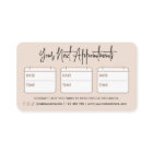 Cosmetologue tendance Beige Retro Spa de salon de 