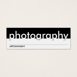 carte de rendez-vous de photographie