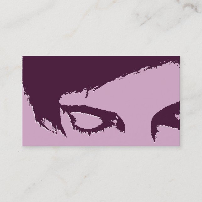 carte de rendez-vous de salon : style d'emo (Devant)