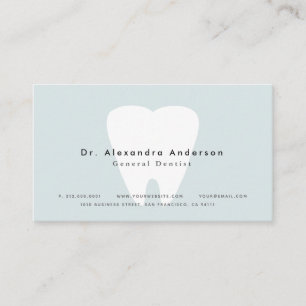 Carte de rendez-vous Dentist Modern Light Blue