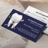 Dentist Tooth Logo Marine Blue Dental Office