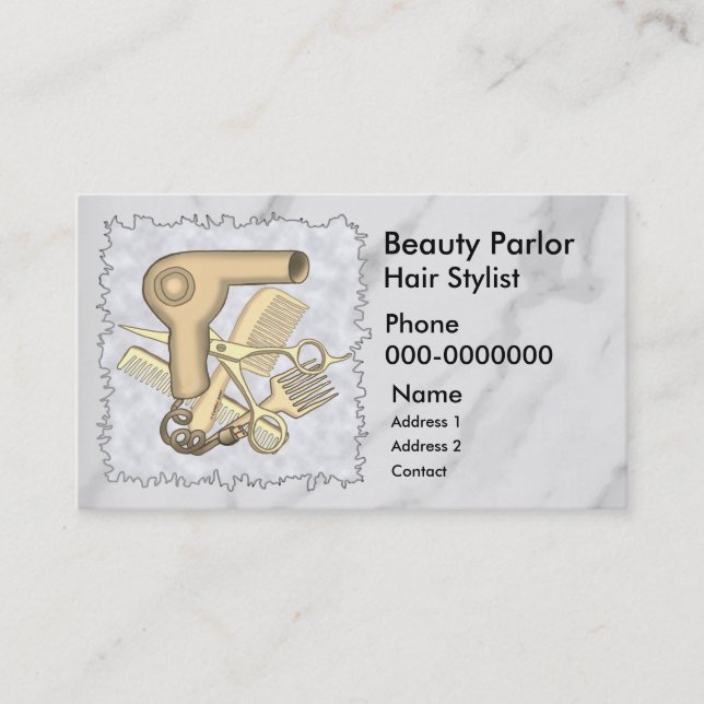 Carte de rendez-vous du conseiller de beauté (Devant)
