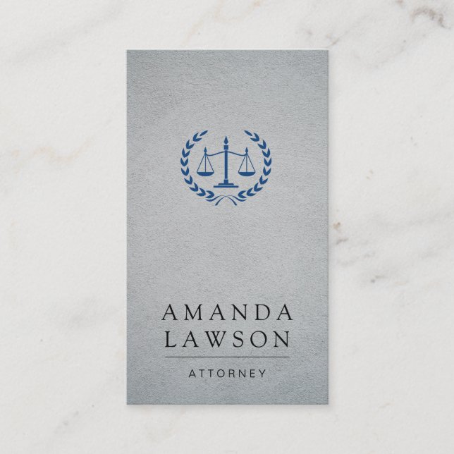 Carte De Rendez-vous Échelles de justice | Avocat (Devant)