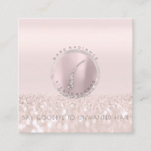 Carte de rendez-vous Electrolyse Rose Parties scin