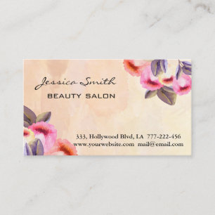 Carte De Rendez-vous Élégant chic tulipes boho aquarelle
