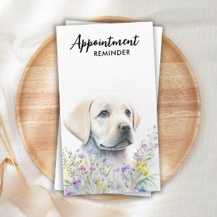 Carte De Rendez-vous Entraînement de chien Animaux de compagnie Sitter 