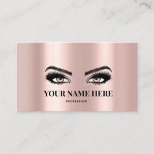 Carte De Rendez-vous Épingle Faux lunette extensions Rosegold