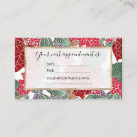 Festif Vacances Rouge Vert Rose Automne Holly Feui