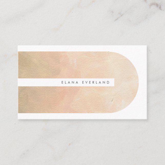 Carte De Rendez-vous Forme Abstraite de texture Artiste Entreprise neut (Devant)