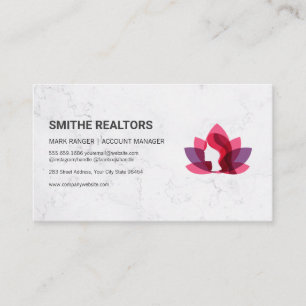 Carte De Rendez-vous Gestionnaire de comptes Finances Lotus Woman