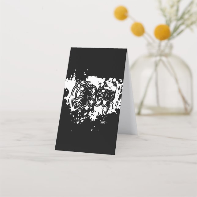 Carte De Rendez-vous Graffiti Creep (Devant)
