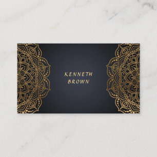 Carte De Rendez-vous Handyman Repères Black Gold