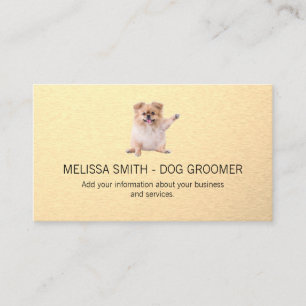 Carte De Rendez-vous Joli Petit Chien Tout Fluffy