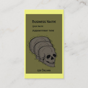 Carte De Rendez-vous Le crâne -