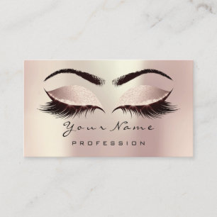 Carte De Rendez-vous Les perles de mèche d'oeil de maquillage