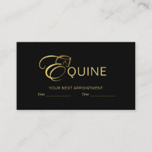 Lettre monogramme E Cheval en or