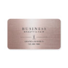 Liste de cheveux Elégant Rose Gold Salon Rendez-vo