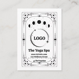Carte De Rendez-vous Logo personnalisé pour entreprise de spa de yoga d