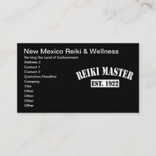Carte De Rendez-vous Maître Reiki