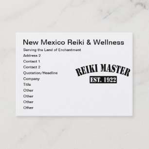Carte De Rendez-vous Maître Reiki