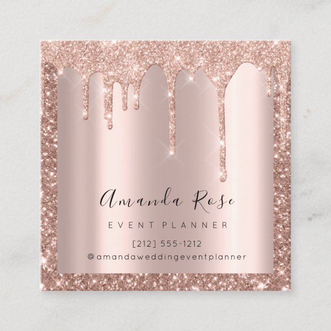 Carte De Rendez-vous Maquillage Artiste Événement Planificateur Rose La (Devant)