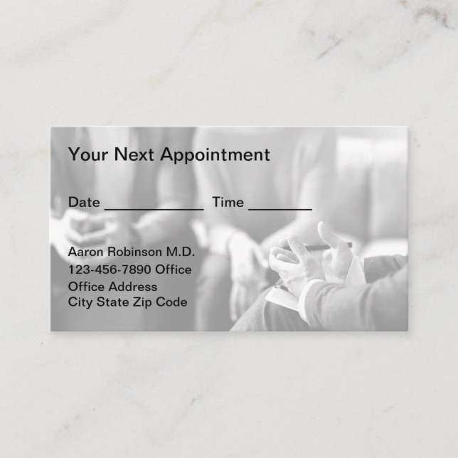 Carte De Rendez-vous Marriage Counselor Appointment Business Cards New (Devant)
