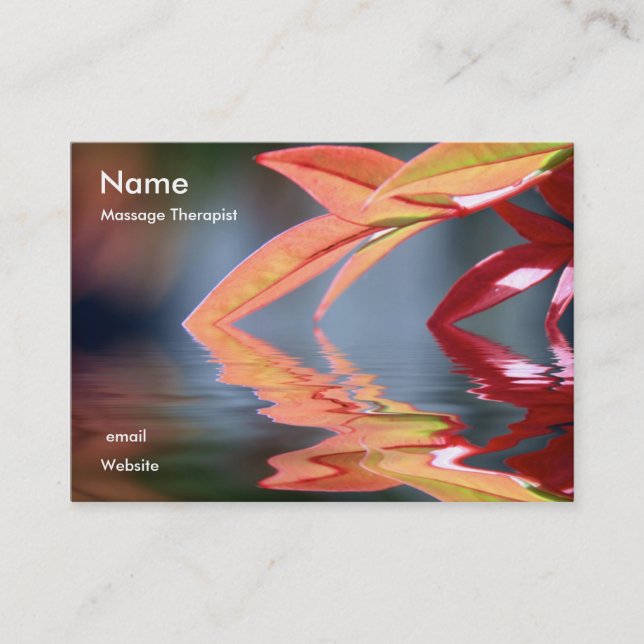 Carte De Rendez-vous Massage Therapis… (Devant)
