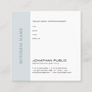 Carte De Rendez-vous Médecin Dentiste Thérapeute Chic Nomination Rappel