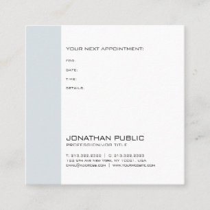 Carte De Rendez-vous Médecin Dentiste Thérapeute Rappel Chic De Nominat