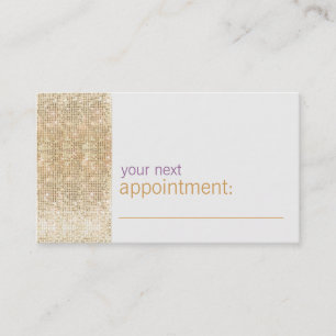 Carte de rendez-vous moderne et Hip Gold FAUX