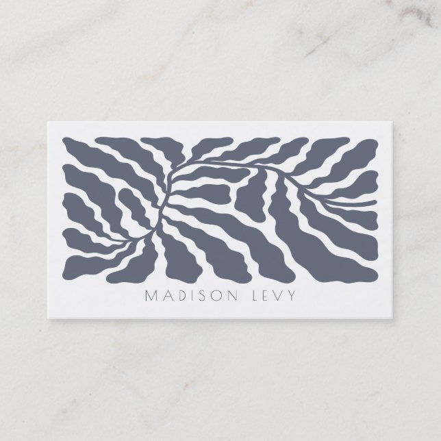 Carte De Rendez-vous Nature Branch Minimalist Appointment Cards (Devant)