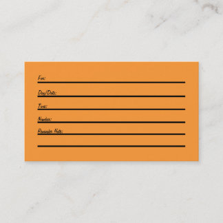 Carte de rendez-vous (nouveau et amélioré)