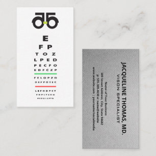 Carte De Rendez-vous Optométriste   Examen des yeux