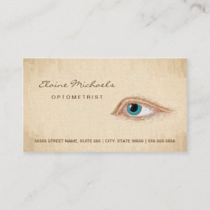 Carte De Rendez-vous Optométriste Nomination oculaire Illustration clas