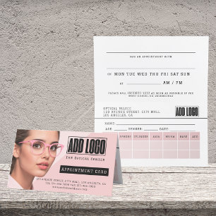 Carte De Rendez-vous Optométriste ophtalmologiste Eyewear Business