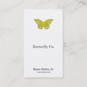 Carte De Rendez-vous Papillon de style d'impression typographique