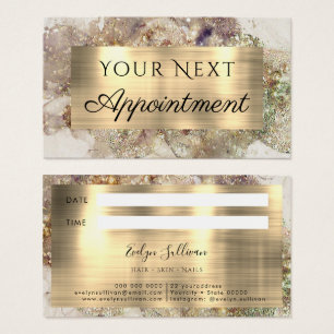 Carte de rendez-vous parties scintillant aquarelle