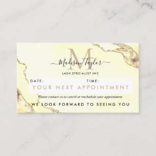 Carte De Rendez-vous Parties scintillant d'or classique Agate marbre Mo