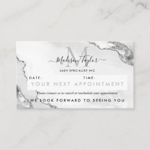 Carte De Rendez-vous Parties scintillant moderne gris argent Agate Marb