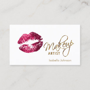 Carte De Rendez-vous Parties scintillant roses chaudes lèvres 💋 ren