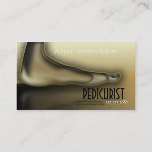 Carte De Rendez-vous Pedicurist/carte de visite spécialiste en