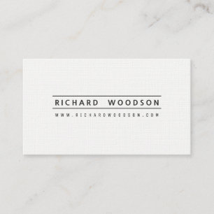 Carte De Rendez-vous Perle White Minimaliste Élégant Professionnel Mo