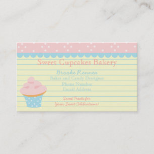 Carte De Rendez-vous Petit gâteau mignon avec des points !