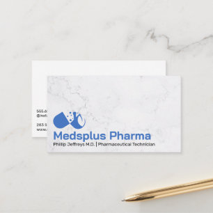 Carte De Rendez-vous Pilule et mortier   Médicaments