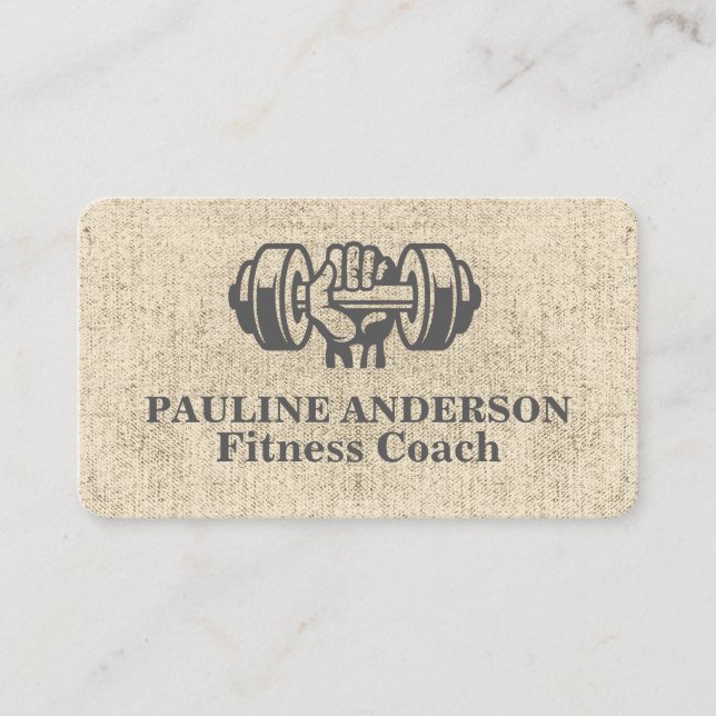 Carte De Rendez-vous Poignée de la main | Fitness (Devant)