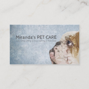 Carte De Rendez-vous Poly Bulldog Pet Care Grooming Baignade Rendez-vou