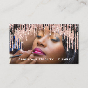 Carte de rendez-vous pour Rose de maquillage photo